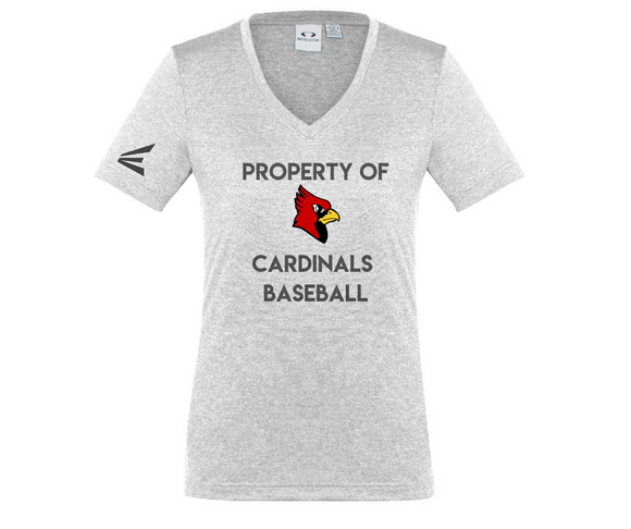 YYC Cards Property of Crest Tee- Ladies