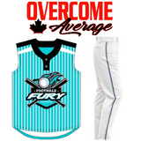 2  Button Sublimated Jersey and Custom Pant