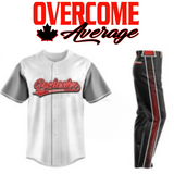 Full  Button Sublimated Jersey and Custom Pant